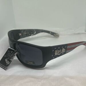 LOCS American Flag Sunglasses – Gangster Style – UV Protection – USA Edition